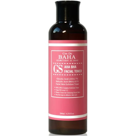Cos De BAHA GS AHA 7% BHA 0,5% Exfoliërende Zuiverende Toner 200ml