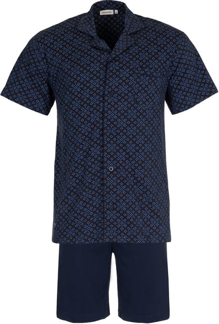 Pastunette Shortama - Katoen - Donkerblauw - Doorknoop sluiting - Maat M
