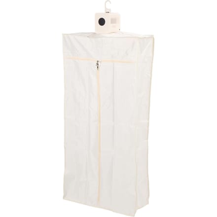 Draagbare Kledingdroger met Droogzak Opvouwbaar 850W Snelle Veilige Wasdroogmachine voor Slaapzaal CN PLUG white