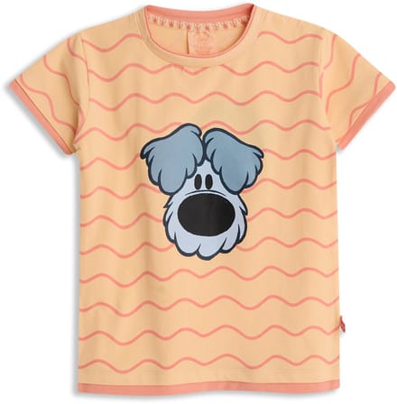 Woezel & Pip T-shirt jongens - Perzik - Maat 86/92