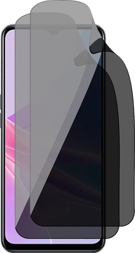 Privacy Screenprotector geschikt voor Oppo A78 5G / A58 5G - 2x FlexGuard Screen Protector