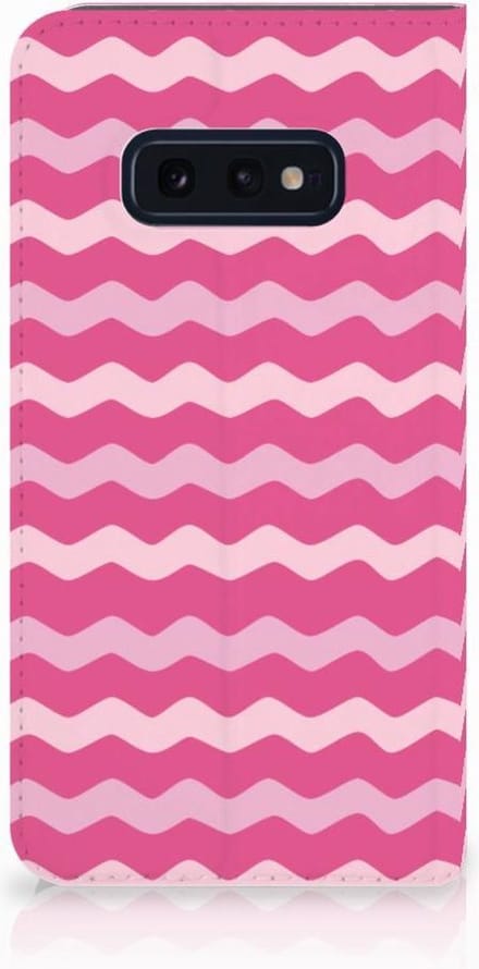 Samsung Galaxy S10e Hoesje met Magneet Waves Pink