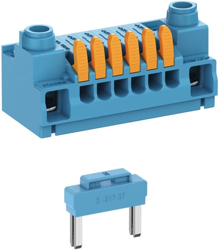 Spelsberg 73385201 N-module-set, VDE AK3 1/6/1 N Railbevestiging Thermoplast 1 stuk(s)