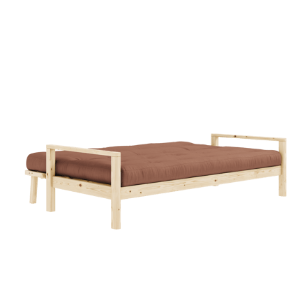 Karup Knop slaapbank - 759 Clay Brown - 101ClearLacquered
