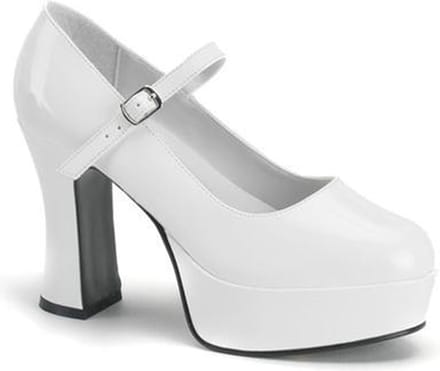 Funtasma - Maryjane50 Hoge hakken - US 10 - 40 Shoes - Wit