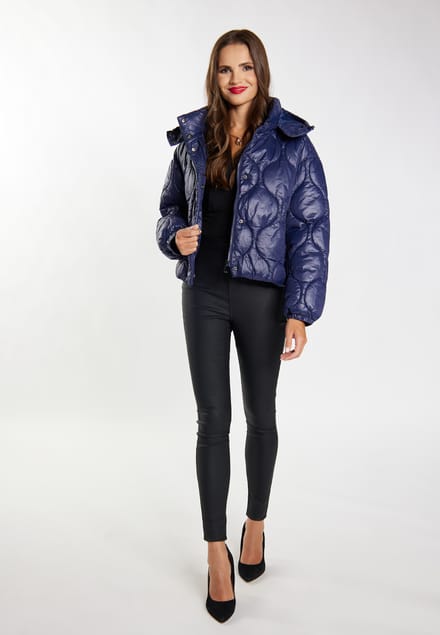 Faina Gewatteerde blouson Dames marine