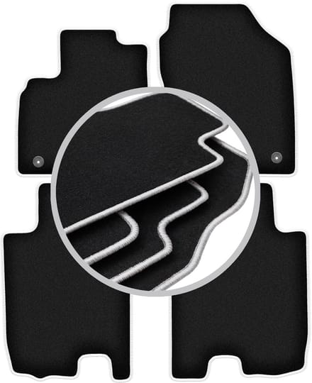 CARLUX-SILVER automatten voor: Honda City V FL sedan (2011-2013)