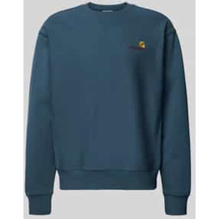 sweatshirt met labelstitching