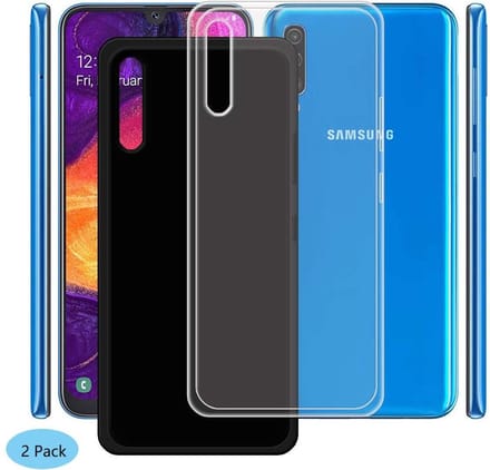 2x Pack Siliconen Geschikt voor: Samsung Galaxy A20E - Hoesje