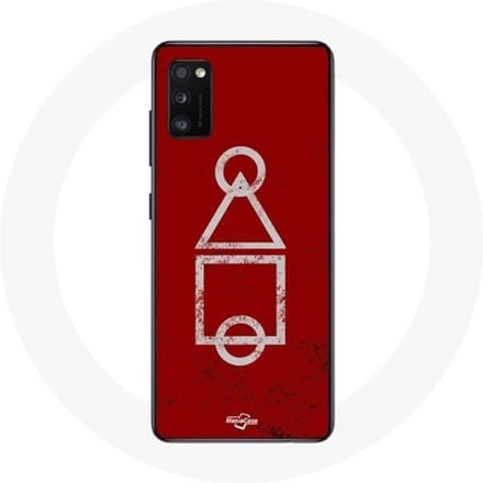 Hoesje - Squid Game - Samsung Galaxy A41 - Flexibel - Rood - Bescherming rood