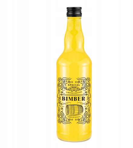 Bimberek - Monopol Flessen - 500ml - Inclusief Nadruk - Sterk Glas