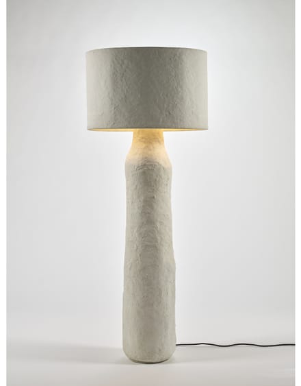 Serax Marie Michielssen White Earth papier mache vloerlamp H145cm