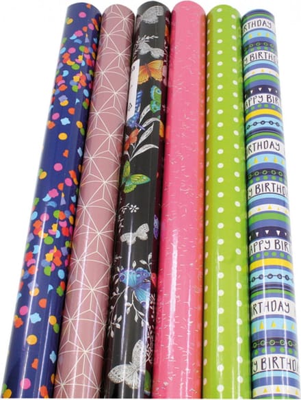 Präsenta cadeaupapier - papierrol 2m x70cm Algemene onderwerpen - 7- maal