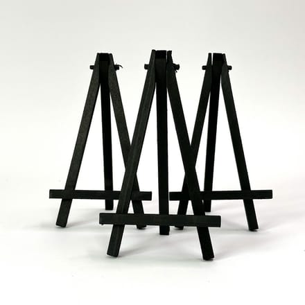 MGM Trading - Mini Houten Display Ezel, 15 stuks Zwart - Art