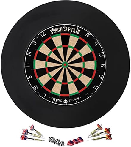 Dartbord Set - Professioneel Dartbord - Darts Spelen - Draaibare Nummerring - 45 cm Diameter - Multi