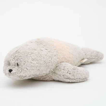 Moonie The Humming Seal Slaapknuffel - Gray