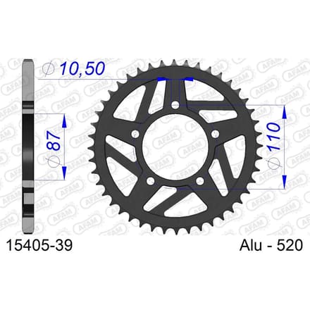 Tandwiel Afam 520 39 dents