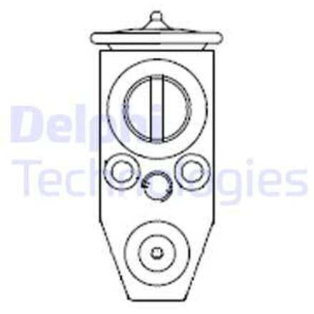 Expansieventiel, airconditioning DELPHI CB1016V