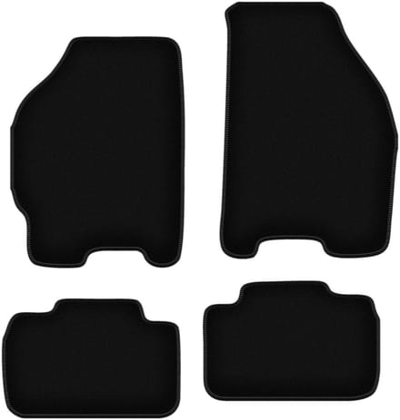 BASIC zwarte veloursmatten voor: Fiat Punto I hatchback (1992-1999)