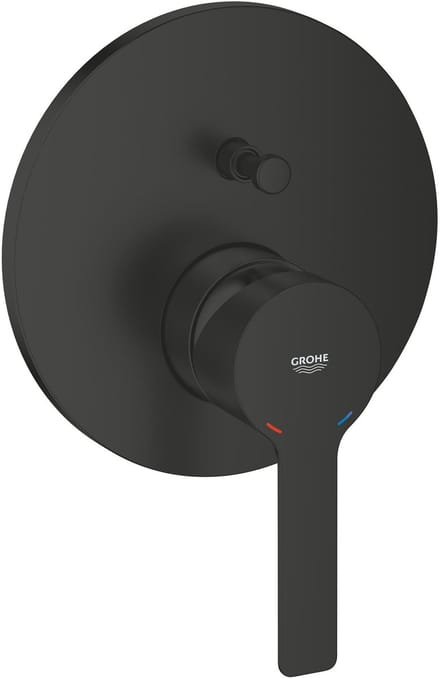 GROHE Lineare Badmengkraan Opbouwdeel – 2-weg omstelling – SilkMove – Matte Black