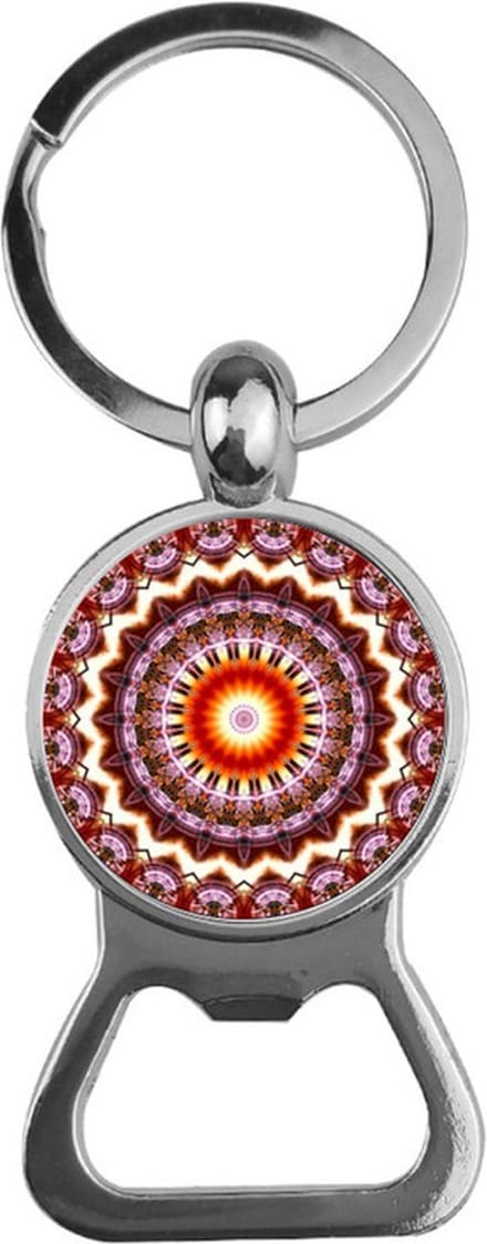 Bieropener Glas - Mandala