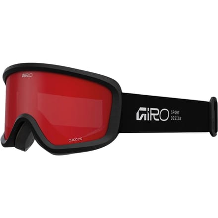 Giro GG CHICO 2.0 STACKED BLK AMBER SCARLET Unisex Skibril - Black