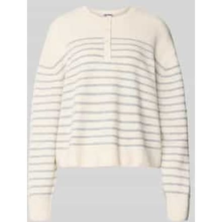Relaxed fit trui in brei-look