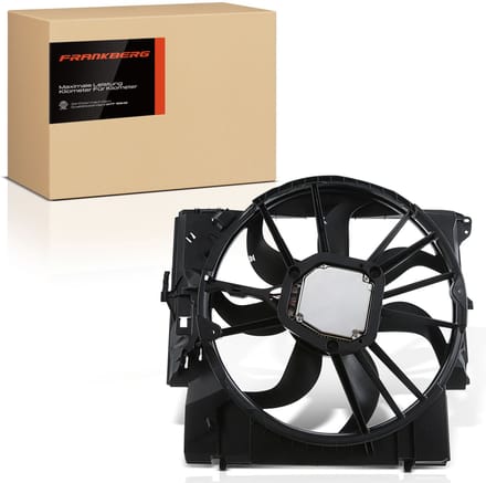 Frankberg 1x Motorradiator enkele ventilator
