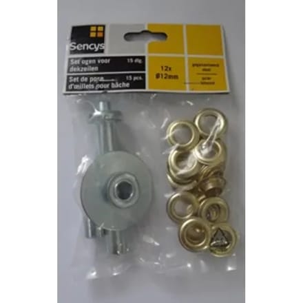Sencys Ogen Voor Dekzeil 12mm – 15 Stuks