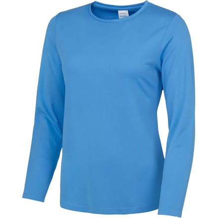 Just Cool Women´s Long Sleeve Cool T JC012 - Sapphire Blue - S