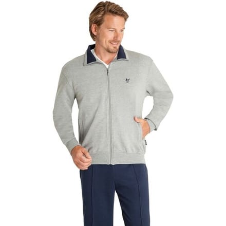 Heren homewear jasje Hajo grijs Grijs man 60