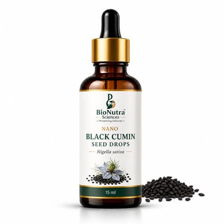 Nano- Black seed | Black Cumin seed drops-vegan dietary/ food supplement, micronutrients-15ml
