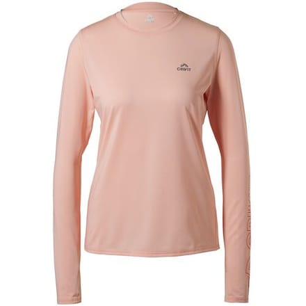 CRIVIT Dames sportshirt met lange mouwen (Oranje, S (36/38))