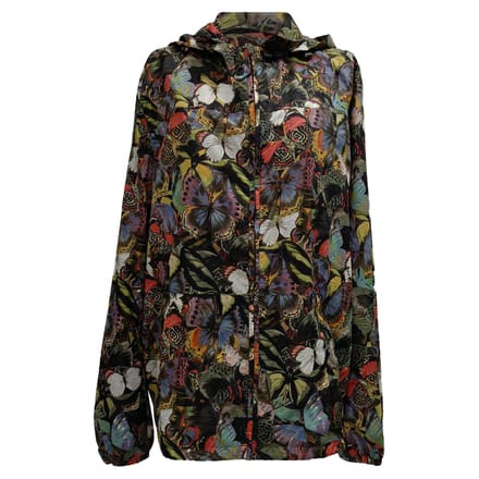 Valentino Garavani Camubutterfly bedrukte windbreakerjas van polyester in meerdere kleuren