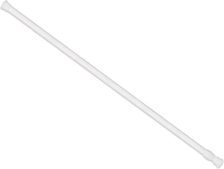 Douchestang - Douchegordijn stang - Uitschuifbaar - Badkamer - Bad en Douche - 60-110 cm - Wit