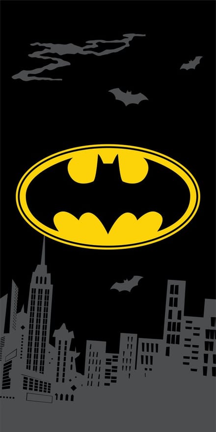 Batman strandlaken Emblem 70 x 140 cm