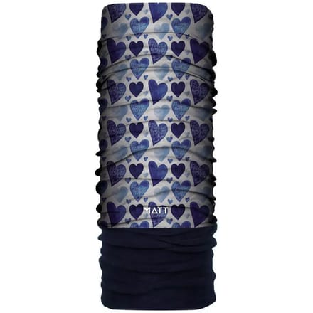 Tour de cou in microfibre polartec MATT Hearts