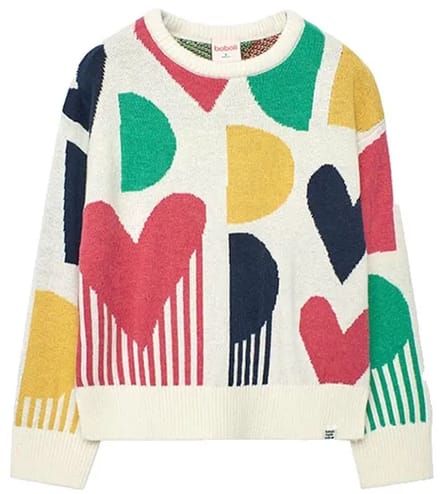 Boboli Knitwear Trui Wit 8 Years Meisjes