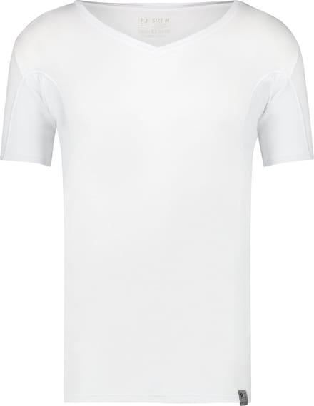 RJ Sweatproof Copenhagen Heren Diepe V-Hals T-Shirt Wit M