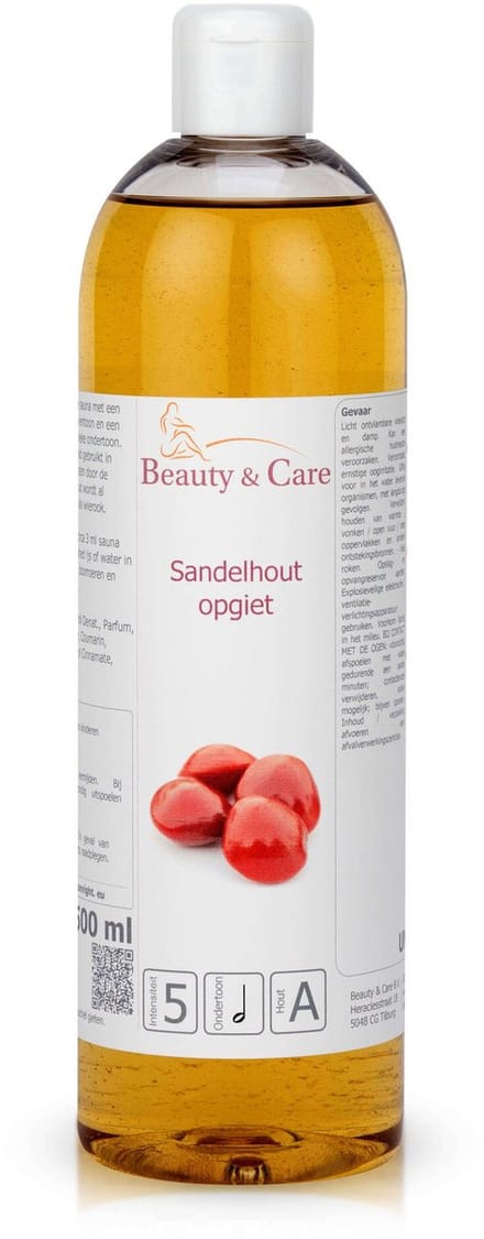 Sandelhout sauna opgietmiddel - Beauty & Care - 500 ml. new