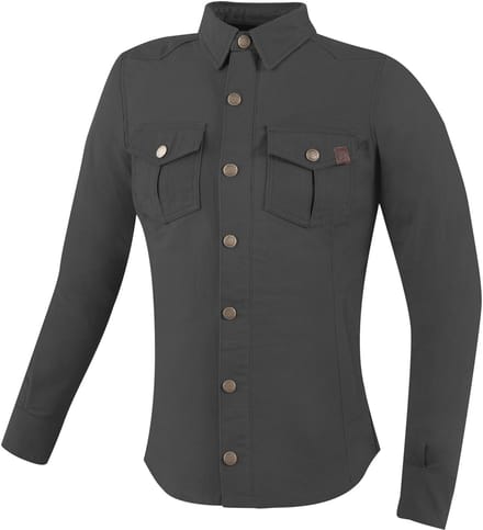 Bogotto Furrow Dames Donkergrijs Motorshirt - Jas