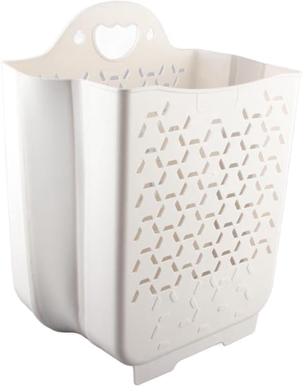 Wasmand XL - Hangend Opbergrek - Ruimte Besparen - Inklapbaar Ontwerp - 1889 x 1574 cm - Wit