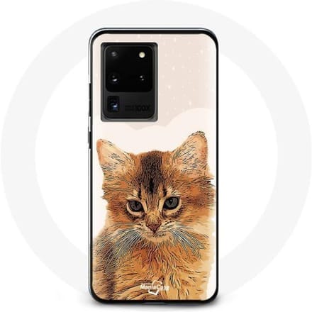 Coque pour Samsung Galaxy S20 Ultra Somali Race de chats