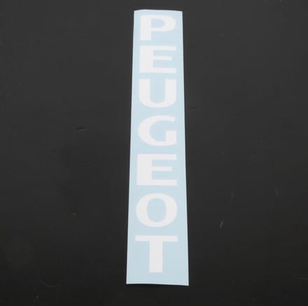 Autocollant stickers RSM pour Mobylette Peugeot 50 103 transfert blanc fourche Neuf