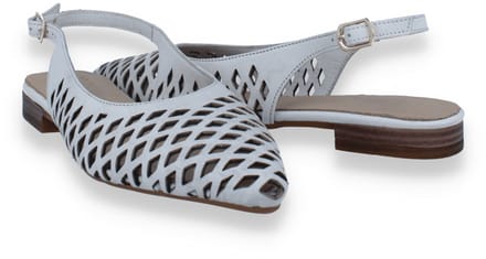 Double Heart Dames Slingback Ecru | Beige | Maat: 38