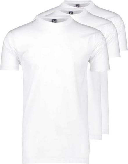 Alan Red 3-pack heren t-shirts Virginia wit