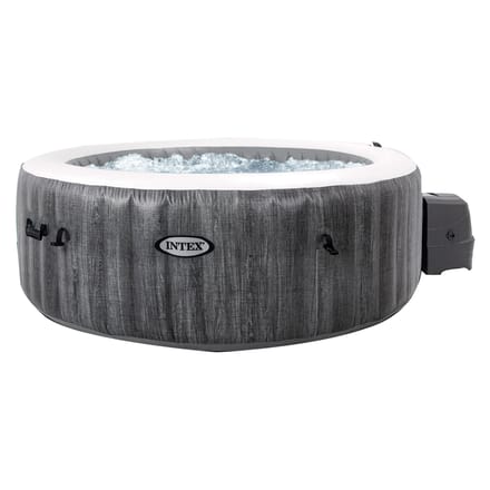 Intex PureSpa Greywood Deluxe Bubble Massage Set 4-persoons - Ø 196 x 71 cm