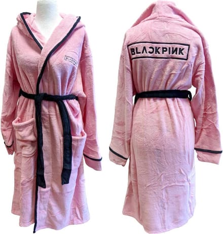 Blackpink - Logo Badjas - L/XL - Roze