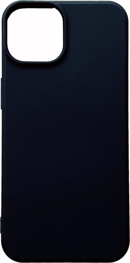 Casemania Hoesje Geschikt voor Apple iPhone 14 Plus - Zwart - Microfiber Siliconen Back Cover