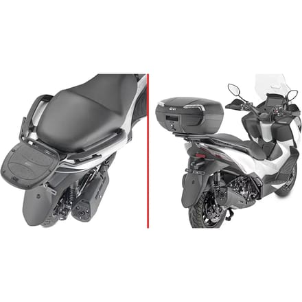 Givi Zontes 350 E 2023 Topkoffer Achtermontage Zilver